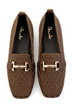 Kahve  Kadın Loafer Ayakkabı K01327020182