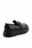 Siyah  Kadın Loafer Ayakkabı K01327251809