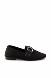Siyah Triko  Kadın Loafer Ayakkabı K01320302382