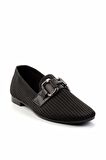 Siyah Triko  Kadın Loafer Ayakkabı K01320302382