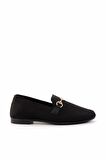 Siyah Triko  Kadın Loafer Ayakkabı K01320302682