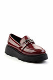 Bordo Rugan  Kadın Loafer Ayakkabı K01327251808