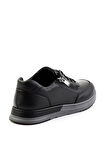Siyah Hakiki Deri Kadın Sneaker K01331802203