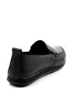 Siyah Leather Kadın Casual Ayakkabı K01331041703