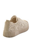 Bej Hakiki Deri Kadın Sneaker K01331175016