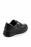 Siyah Hakiki Deri Kadın Sneaker K01331801103