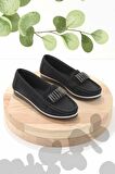 Siyah  Kadın Loafer Ayakkabı K01348065409