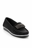 Siyah  Kadın Loafer Ayakkabı K01348065409