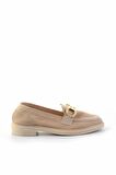 Bej Triko  Kadın Loafer Ayakkabı K01362245682