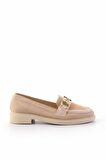 Bej Triko  Kadın Loafer Ayakkabı K01362245882
