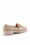 Bej Triko  Kadın Loafer Ayakkabı K01362245882