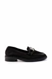 Siyah Triko  Kadın Loafer Ayakkabı K01362245682