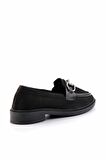 Siyah Triko  Kadın Loafer Ayakkabı K01362245882