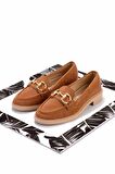 Taba Süet  Kadın Loafer Ayakkabı K01362245702