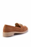 Taba Süet  Kadın Loafer Ayakkabı K01362245702
