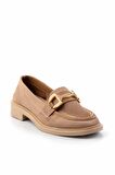 Nude Triko  Kadın Loafer Ayakkabı K01362245682