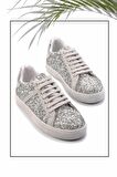 Lame Pullu  Kadın Sneaker K01377023853