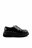 Siyah Rugan   Kadın Loafer Ayakkabı K01386030308