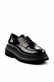 Siyah Rugan   Kadın Loafer Ayakkabı K01386030308