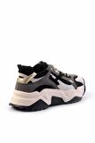 Siyah Kürklü  Kadın Sneaker K01406274297