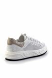 Beyaz Hakiki Deri Kadın Sneaker K01459702103