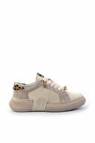 Bej Hakiki Deri Kadın Sneaker K01459641903