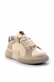 Bej Hakiki Deri Kadın Sneaker K01459641903