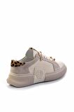 Bej Hakiki Deri Kadın Sneaker K01459641903