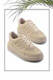 Bej File  Kadın Sneaker K01454707022