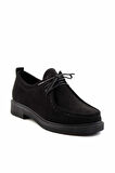 Siyah Süet  Kadın Loafer Ayakkabı K01474020202