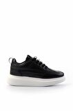 Siyah Beyaz  Kadın Sneaker K01478103409
