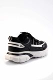 Siyah Beyaz  Kadın Sneaker K01478103609