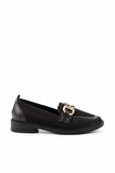 Siyah Triko  Kadın Loafer Ayakkabı K01474000582