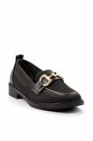 Siyah Triko  Kadın Loafer Ayakkabı K01474000582
