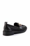 Siyah Triko  Kadın Loafer Ayakkabı K01474000582