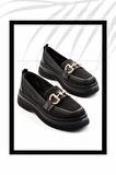 Siyah Triko  Kadın Loafer Ayakkabı K01474200582
