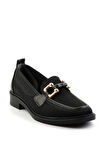Siyah Triko  Kadın Loafer Ayakkabı K01474222282