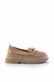 Nude Triko  Kadın Loafer Ayakkabı K01474200582