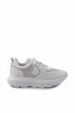 Beyaz Hakiki Deri Kadın Sneaker K01480224203