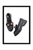 Siyah  Kadın Loafer Ayakkabı K01503741509