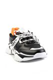 Bambi Siyah Beyaz  Kadın Sneaker K01512438309