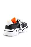 Bambi Siyah Beyaz  Kadın Sneaker K01512438309