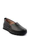 Siyah Leather Kadın Casual Ayakkabı K01518015103