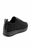 Siyah Örgü  Kadın Casual Ayakkabı K01511055516