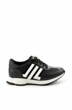 Bambi Siyah Beyaz  Kadın Sneaker K01512211309