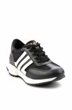Bambi Siyah Beyaz  Kadın Sneaker K01512211309