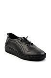 Siyah Leather Kadın Casual Ayakkabı K01523021203