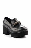 Siyah  Kadın Loafer Ayakkabı K01534265309