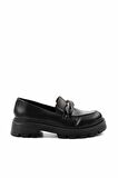 Siyah  Kadın Loafer Ayakkabı K01534265409