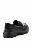 Siyah  Kadın Loafer Ayakkabı K01534265409